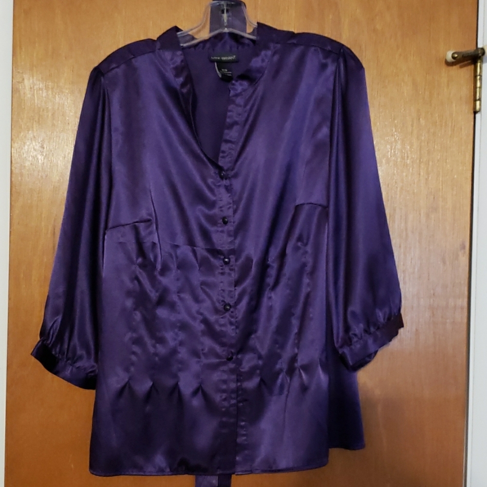 NWOT Lane Bryant  3/4 sleeve purple  14/16 royal purple   52025